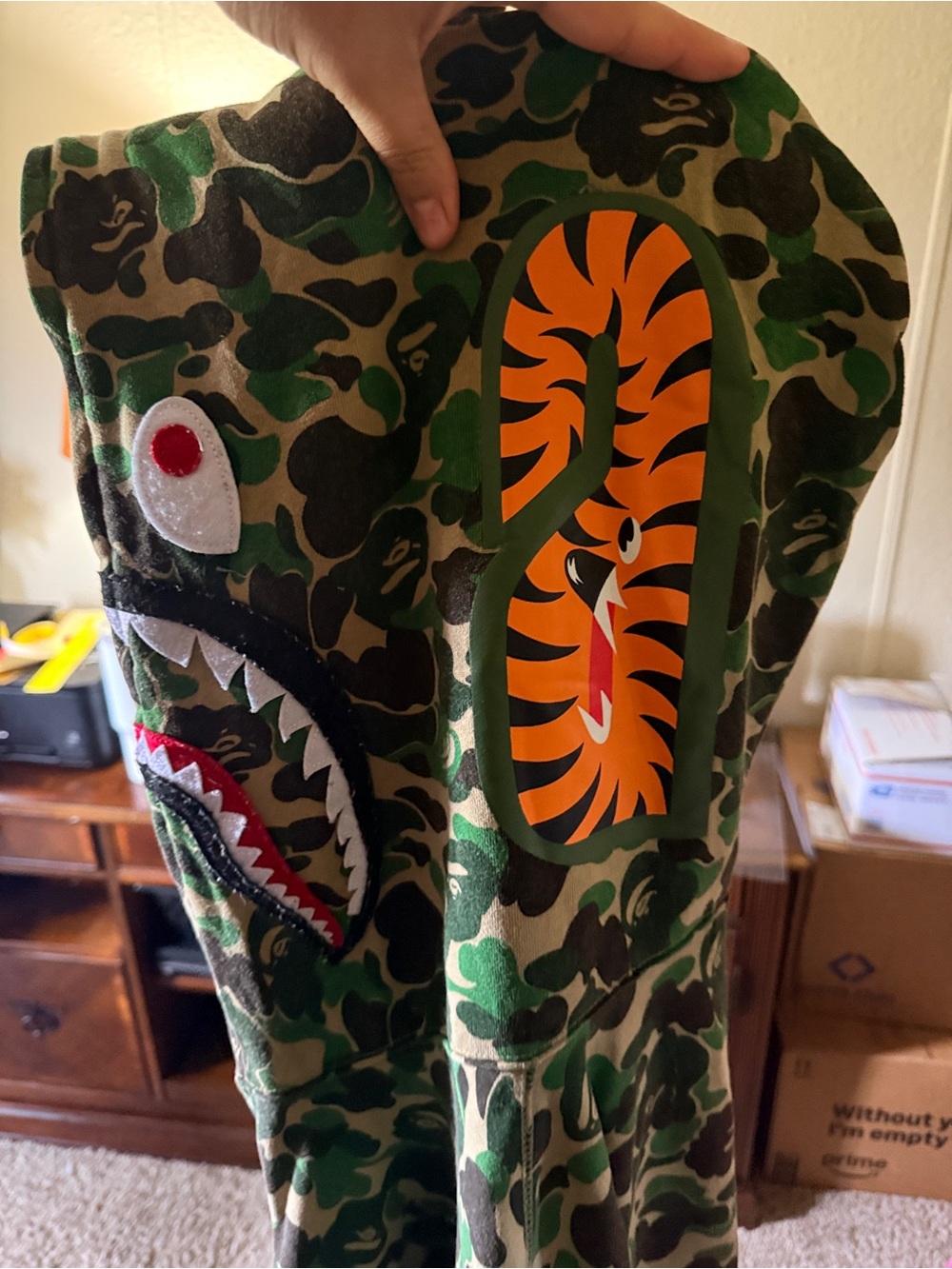 BAPE(A Bathing APE) camo shark jacket - Picture 5 of 7